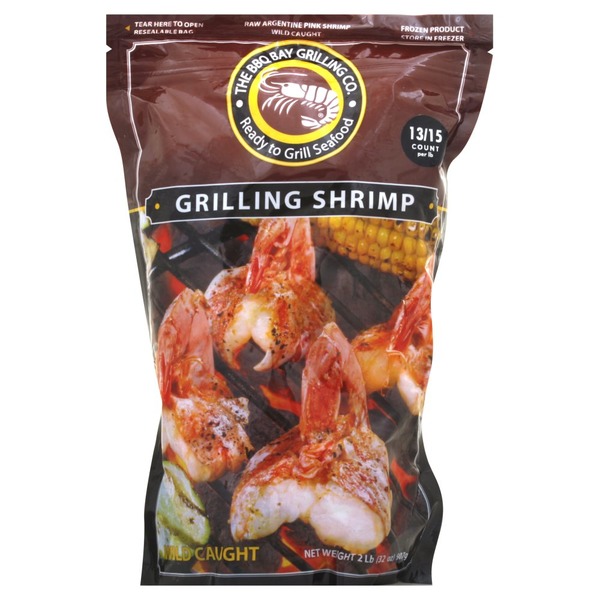 grilling shrimp